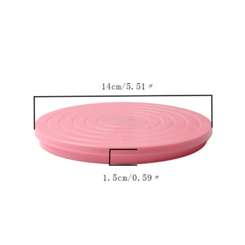 10 Inch DIY Cake Turntable Baking Tools Plastic Round Cake Rotary Plate Cake Decorating Tools Kitchen Table Rotating Cake Stand