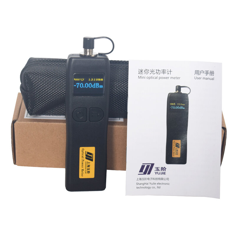 Mini compteur de puissance optique portatif, YJ-320A -70 ~ + 6dbm YJ-320C -50 ~ + 26dbm