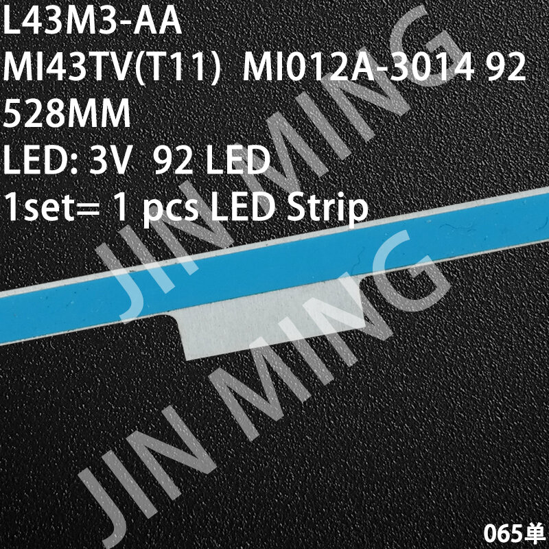 Strip LED untuk Xiaomi L43M3-AA MI43TV(T11) MI012A-3014 MI012A 6-04-22