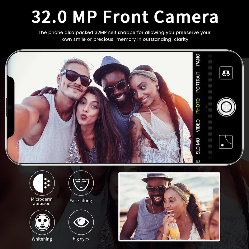 Smartphone I13 Pro Max 10 rdzeń 6.7 Cal globalna wersja 6000mAh 5G Android 11 16GB 512GBUnlock Celular palec telefon 4G telefon komórkowy