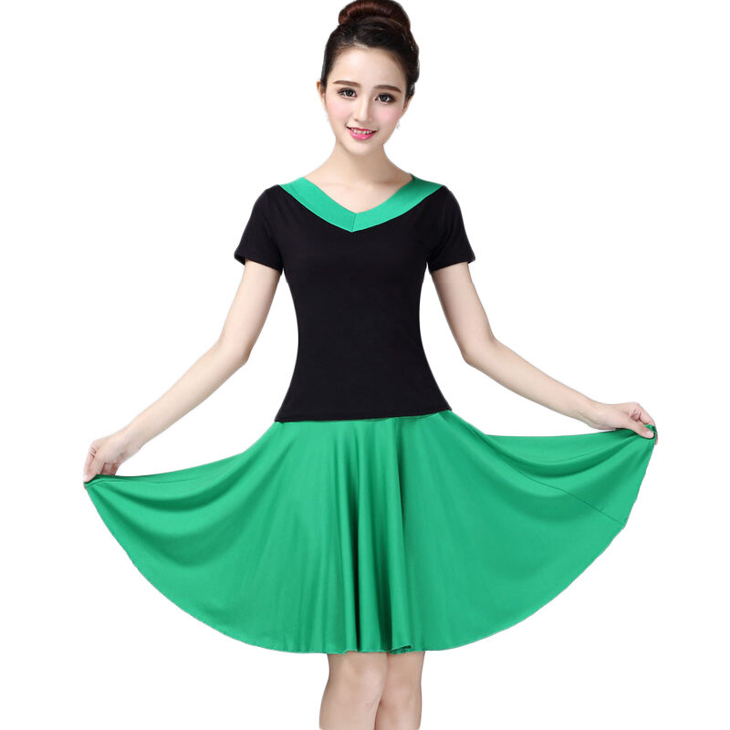 Plus Size Ballroom Dance Skirts Women Latin Salsa Tango Rumba Cha Cha Dress Size 5XL Six Colors