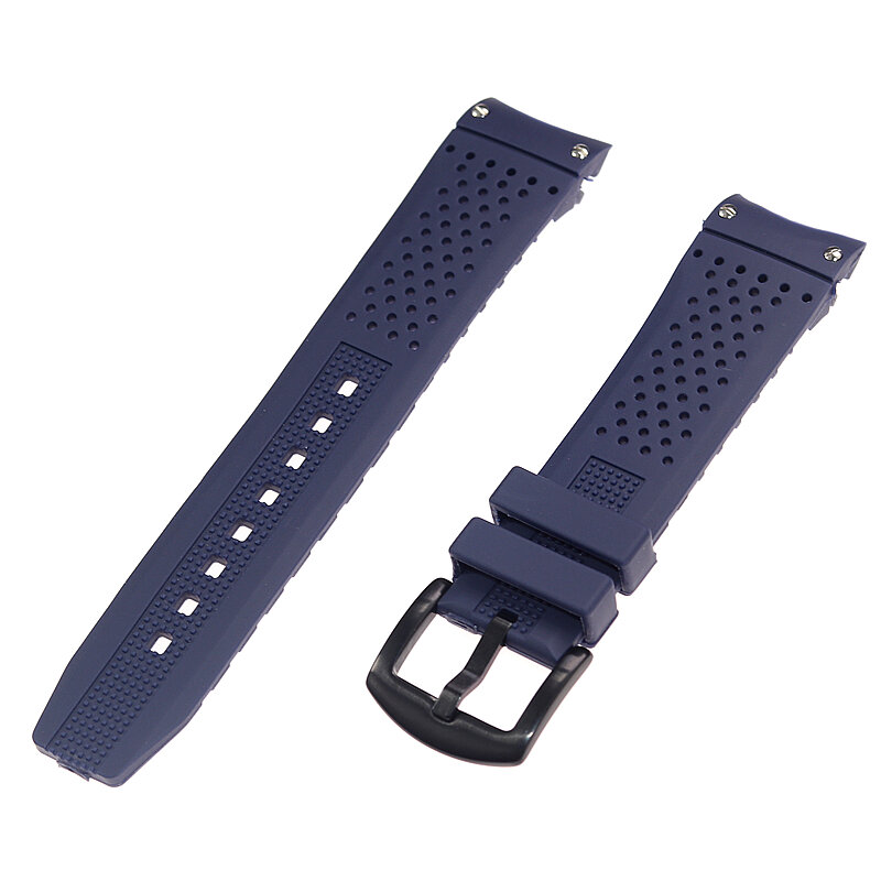 blue black 22mm silicone watch strap for TAG Heuer CARRERA Aquaracer MONACO F1 series watch strap wristband bracelet belt