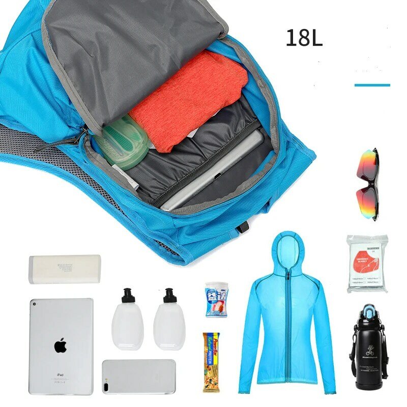 Mochila proof climbing d' water backpack 18L outdoor sports backpack travel backpack deacampamento backpack decaminhada