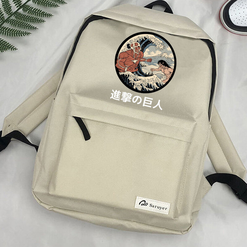 حقيبة ظهر من Shingeki لا كيوجن بتصميم أنيق للهجوم على تيتان ، حقيبة ظهر للنساء موديل 2021 infantil mujer