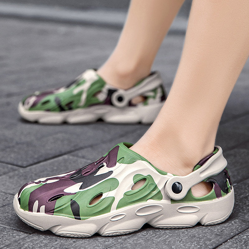 2021 nuovi sandali da uomo estivi acqua zoccoli da spiaggia pantofole sandali di gelatina leggeri zoccoli da giardino antiscivolo per esterni scarpe misura grande 48