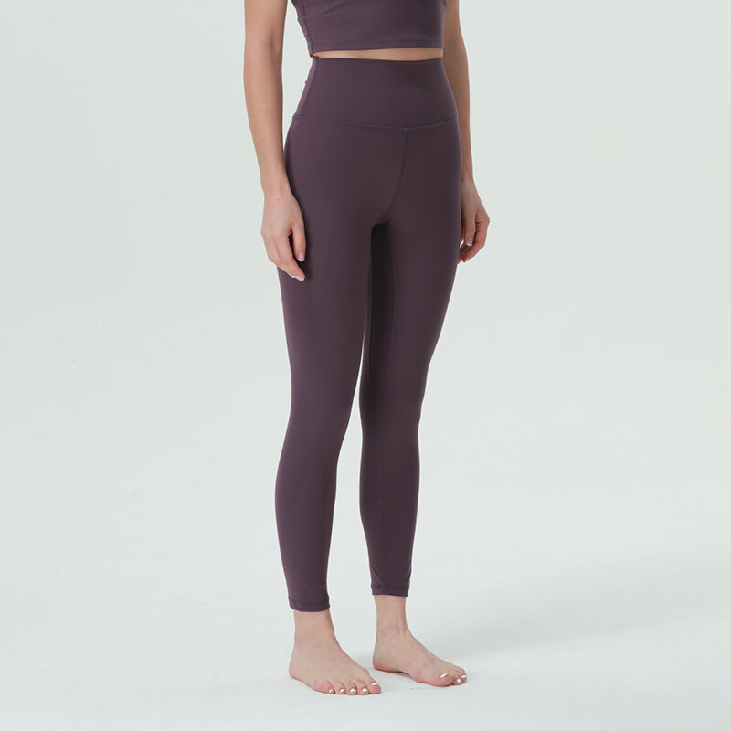 Lulu wunder sob 24 "calças de ginástica sexy das mulheres yoga agachamento à prova cintura alta fitness collants esporte leggings
