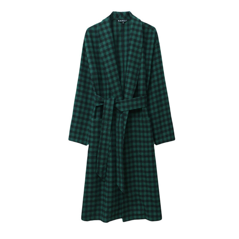 Abrigo de lana a cuadros para mujer, abrigo largo informal de cintura alta, estilo coreano, para invierno, novedad de 2022