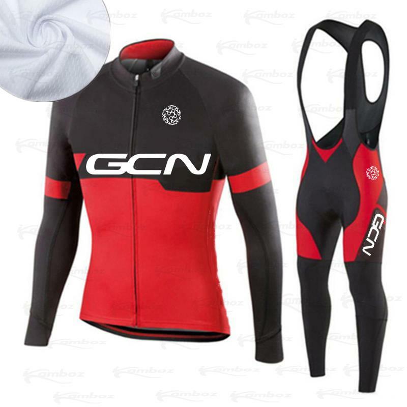 Autumn Cycling Jersey Sets Breathable Long Sleeve MTB Bike Clothes Bicycle Clothing Suits Roupa Ciclismo Masculino 2022 GCN Team