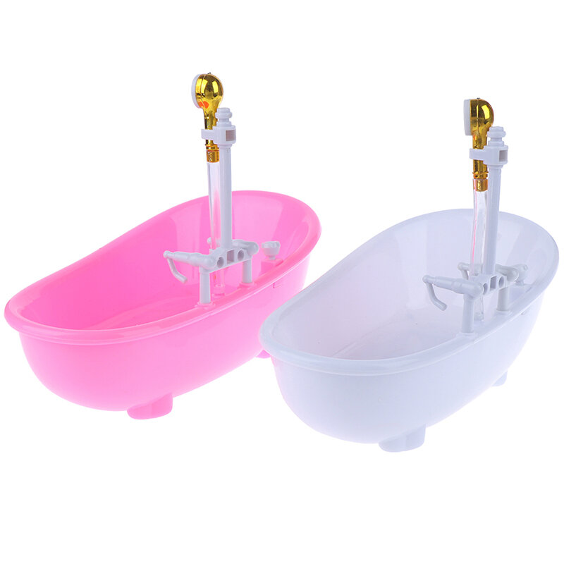 1/6 puppenhaus Miniaturen Elektrische Badewanne Möbel Bad Zubehör Kinder Pretend Spielzeug