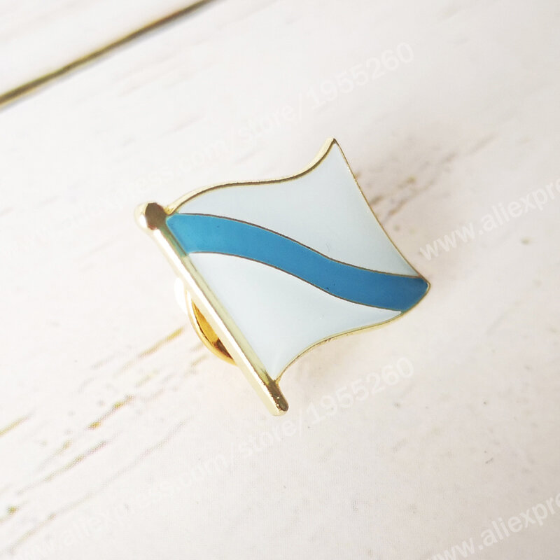 Galicia Flag Lapel Pins Brooch Badge Emblem National Spain Provincial Nationalities Region