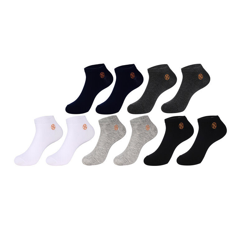 Высококачественные мужские носки для отдыха деловые H низкие носки-лодочки модные носки