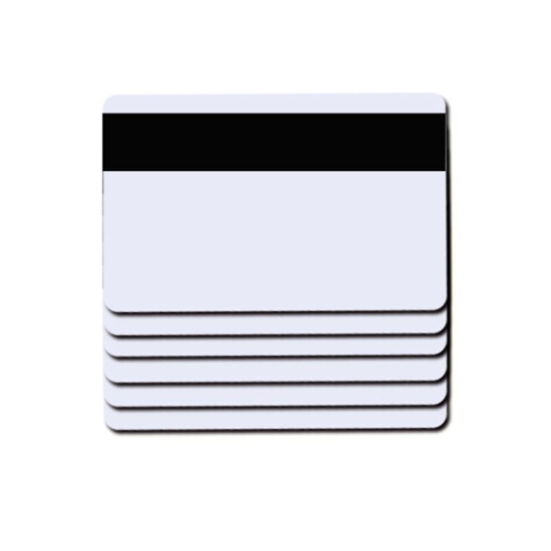 アクセス制御システム用の白い磁気カード10枚のPVCブランクカード