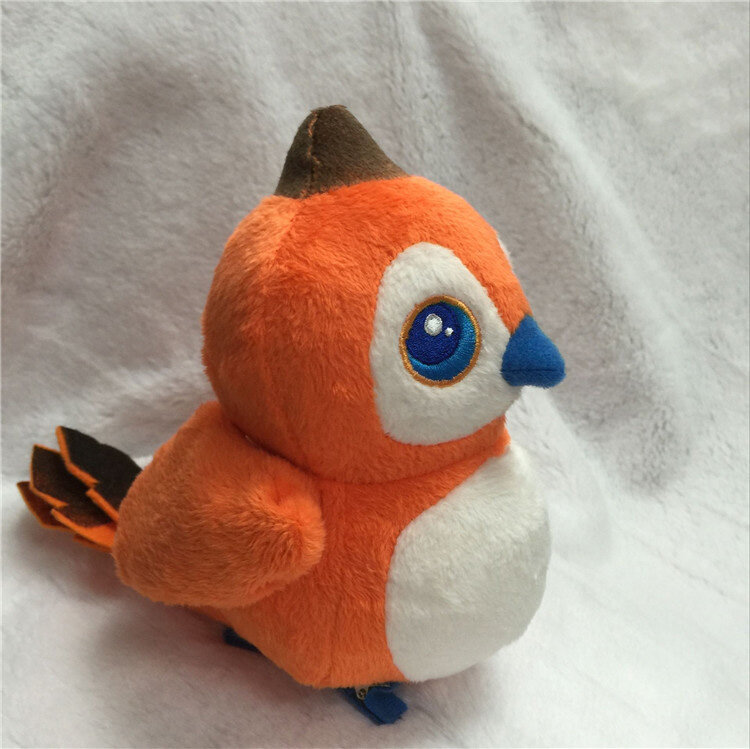 15cm WOW Pepe Vogel Plüsch Spielzeug Spiel Welt Ruhestein Kissen Gefüllte Puppe Orange Vögel für Kinder kinder geschenk