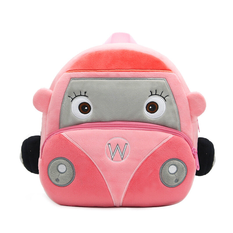 Children's Bags New Kawaii Backpack Cartoon Kindergarten Cute Car For Girls Boys Baby Small School Bag