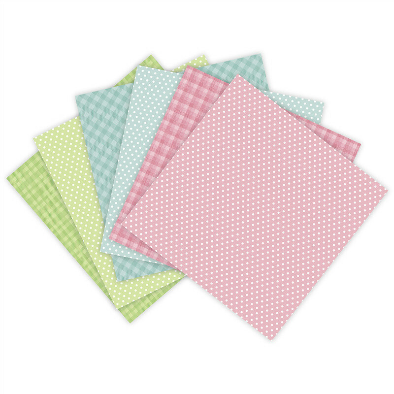 24 fogli 6 "X6" colori primaverili modello rosa creativo Scrapbooking confezione di carta mestiere fatto a mano mestiere di carta sfondo pad