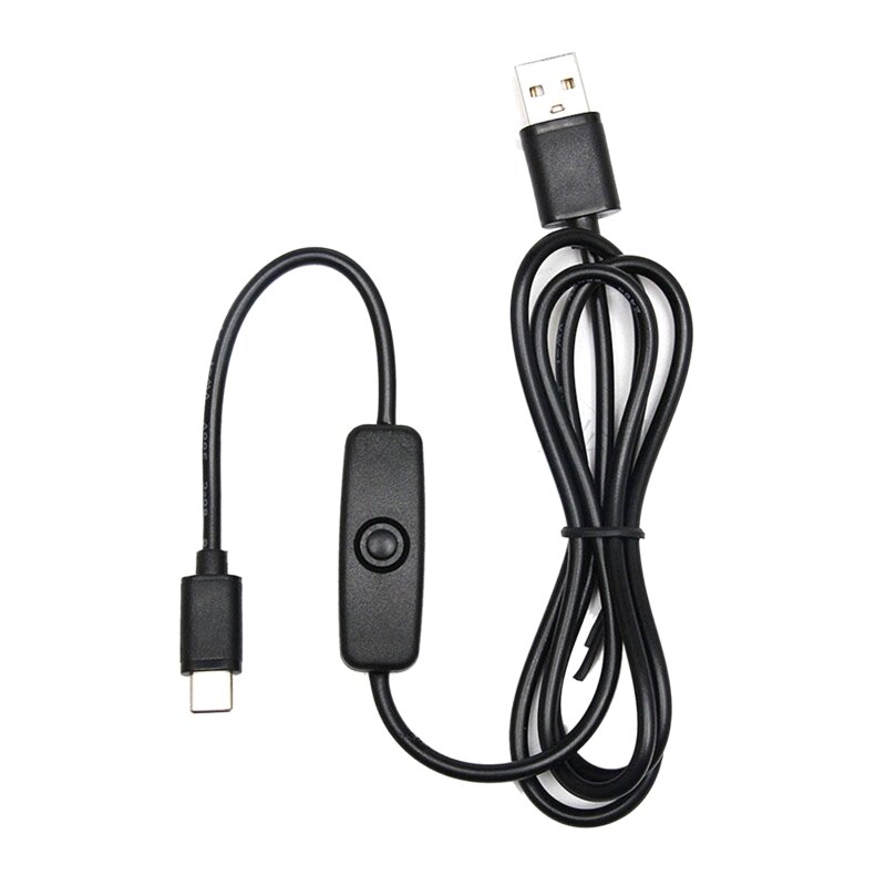 Adaptador de fuente de alimentación de 5V 3A 3000mA Cable de cargador USB tipo C para Raspberry Pi 4 4B