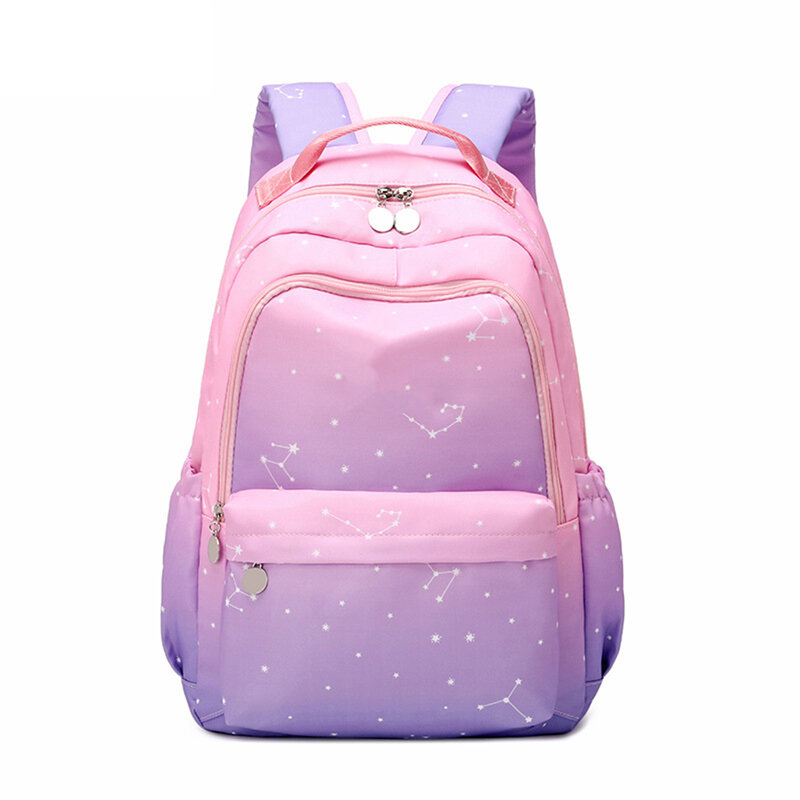 Schoolbag Gradient Rainbow Print Backpack Schoolgirl Schoolbag Lightweight Waterproof Large Capacity Backpack NYZ Shop