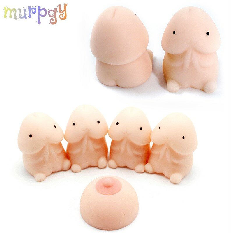 Сжимаемый пенис, игрушка в форме пениса, медленно восстанавливающие форму игрушки для снятия стресса, медленно восстанавливающие форму пол...