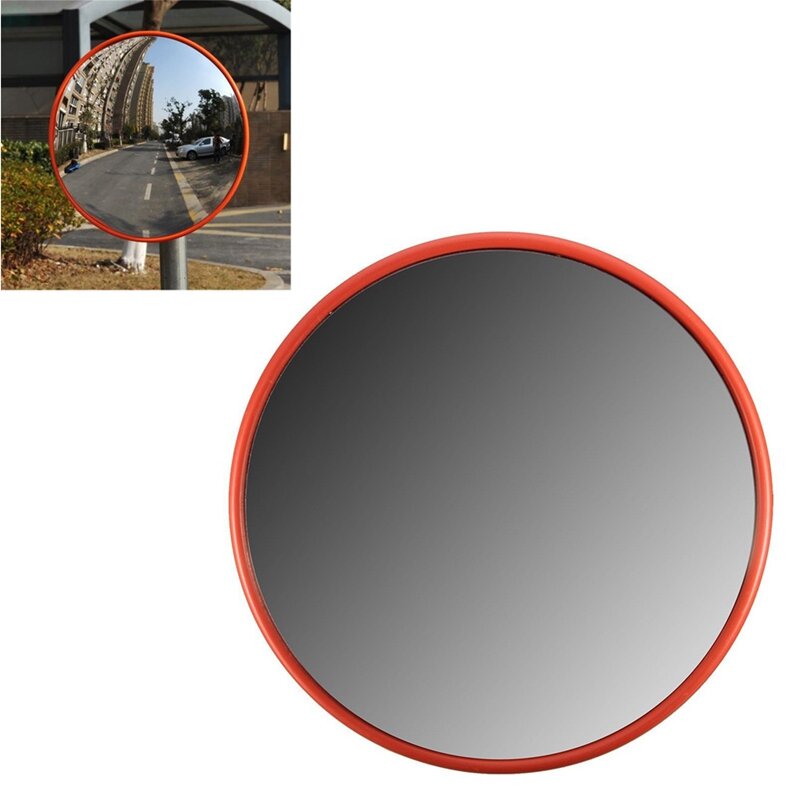 Miroir de route de sécurité grand Angle incurvé de 30Cm pour l'intérieur et l'extérieur, anti-cambriolage, signalisation de sécurité routière, convexe
