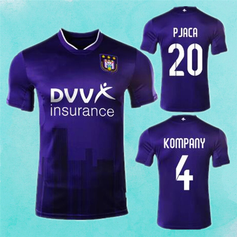 T-shirt personnalisé violet de haute qualité, 2020 – 21, belgique, allemagne, 2020, 2021