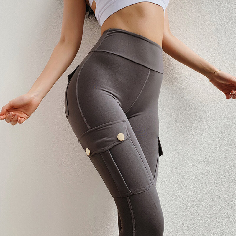 2021 mulheres espólio scrunch leggings cintura alta yoga legging ginásio empurrar para cima calças esportivas flex booty moletom femme calças de carga