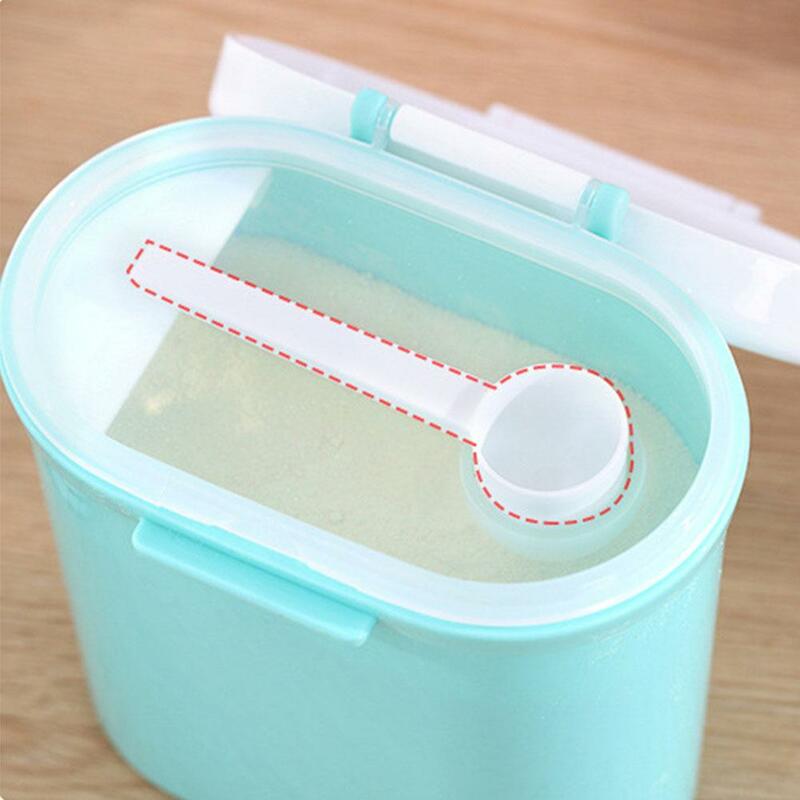 Kuulee-lata de leche en polvo para bebé, gran capacidad, caja de almacenamiento hermético, barril PP + anillo de sellado de silicona