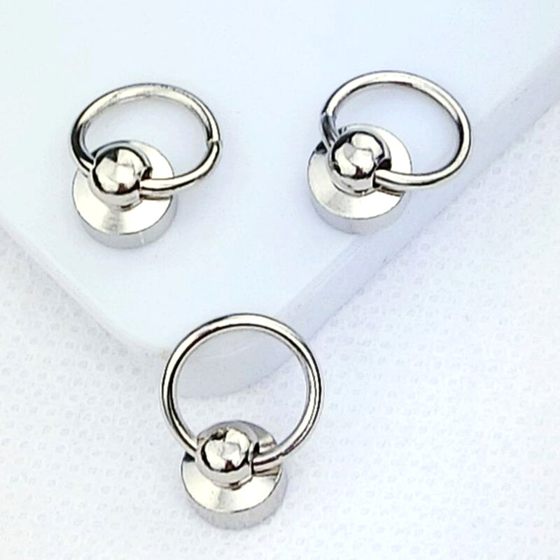 5 unids/lote DIY personalizado bolsa de equipaje hebilla Pinzas Gancho anillo con tornillos para la bolsa de bricolaje y piezas de teléfono Accesorios