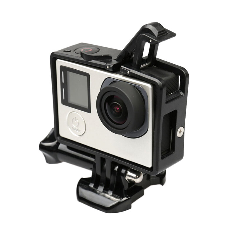GoPro 액세서리 용 Go Pro Hero 4 3 3 + 액션 카메라 용 표준 프레임 마운트 보호 하우징 케이스