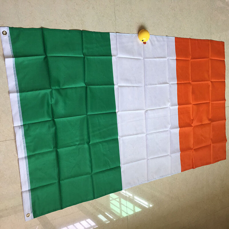 90 x 150cm Ireland National Flag Hanging Flag Polyester Ireland Flag Outdoor Indoor Big Flag