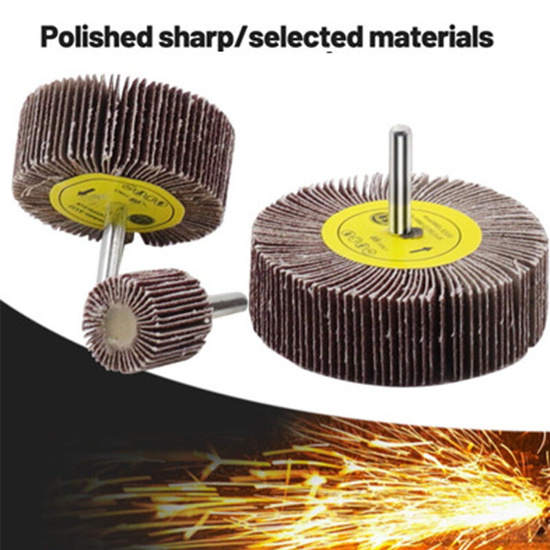 Ferramentas abrasivas carpintaria polimento roda de moagem metal acessórios broca elétrica lixa polimento 6 mm broca haste