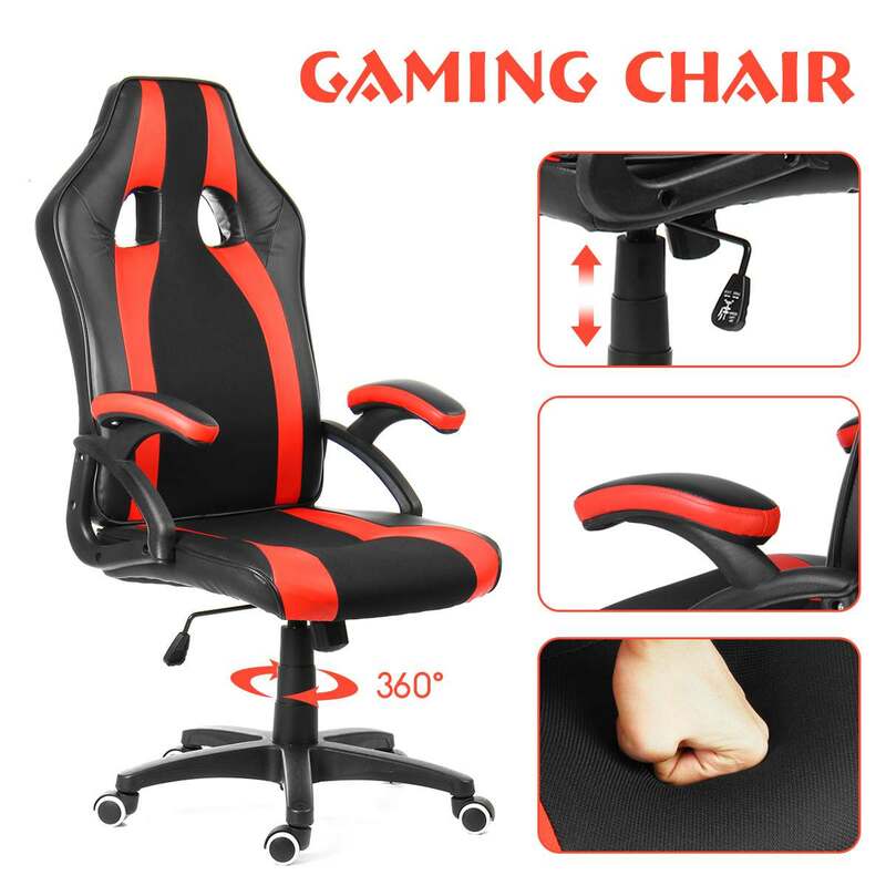 Офисное кресло, регулируемое кресло для игр, поворотное кресло с высокой спинкой, офисный стол, компьютерное кресло, кресла, мебель