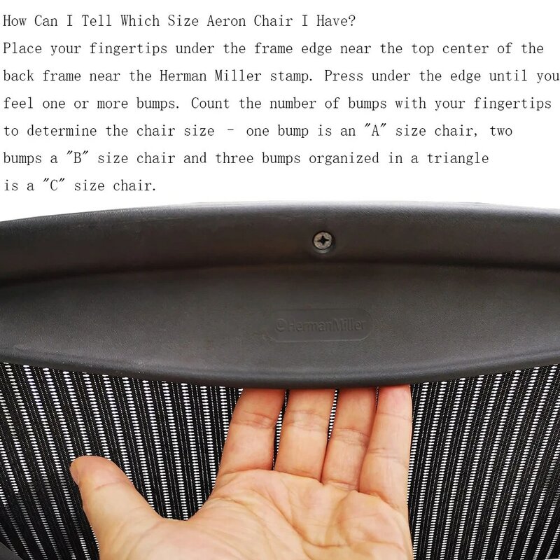 Sostituzione del cuscinetto di supporto lombare per sedia da ufficio in grafite/fumo nero/colore grigio taglia A B C