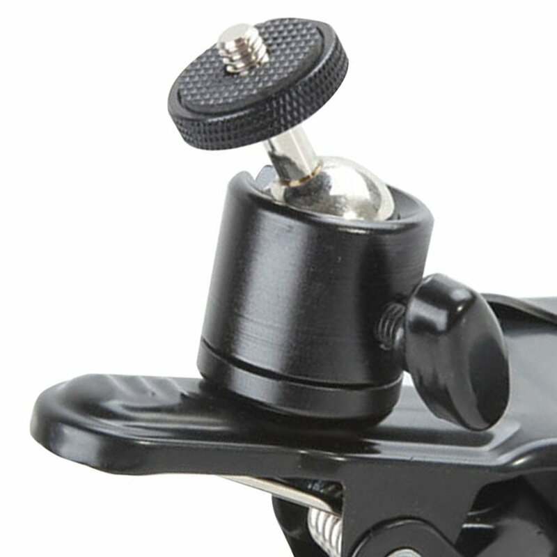 Multi-fonction Clip Support À Pince Support Trépied Avec Rotule Standard 1/4 vis Photographie accessoires