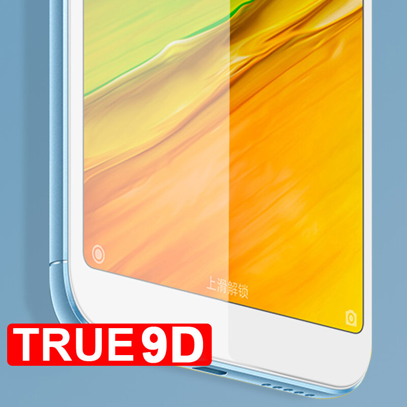 9D Premium Tempered Glass untuk Xiaomi Redmi 5 Plus 5A 4X 4A S2 Pergi 6 6A Redmi Note 5 5A pro Pelindung Layar Pelindung Kaca Film