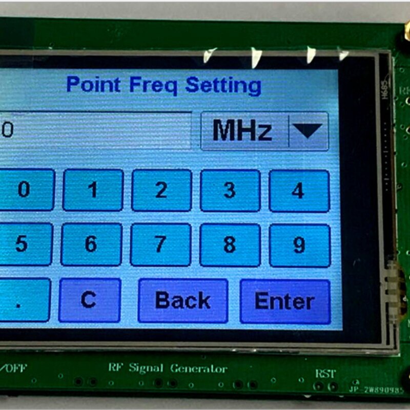 مصدر إشارة RF 35-4400M ADF4351 ، مولد إشارة موجة/نقطة تردد الضغط ، التحكم في شاشة LCD Sn