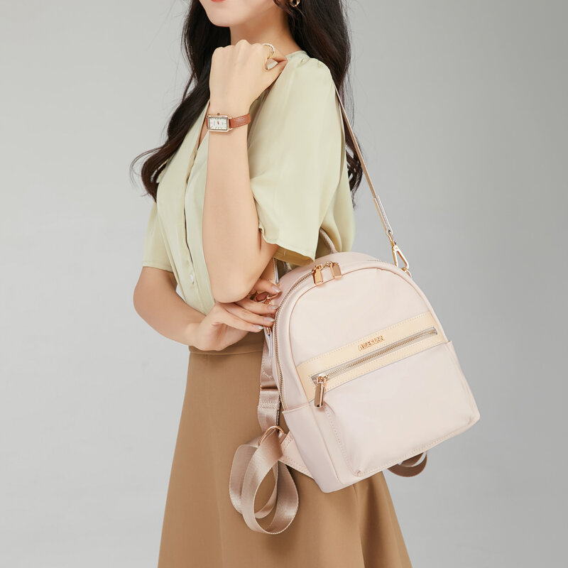 Mochila feminina designer 2021, bolsa de ombro tecido oxford casual mochila pequena bolsa para mulheres bolsas de viagem versáteis