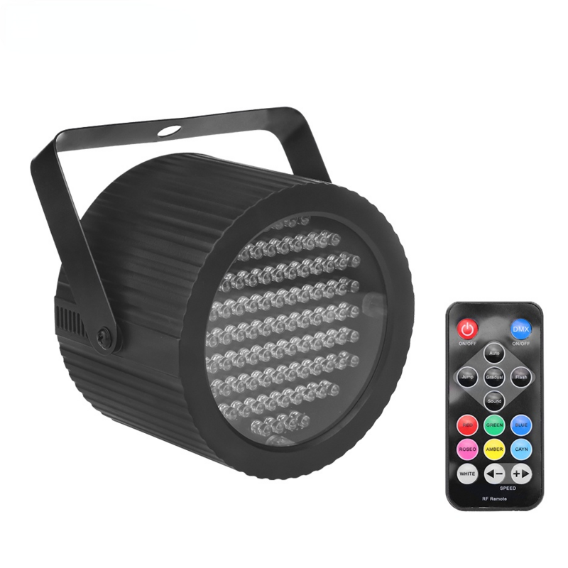 ALIEN-minilámpara LED RGB de 25W con Control remoto para escenario, iluminación Par de DJ, fiesta, Disco, vacaciones, boda y baile, 86 LED, DMX