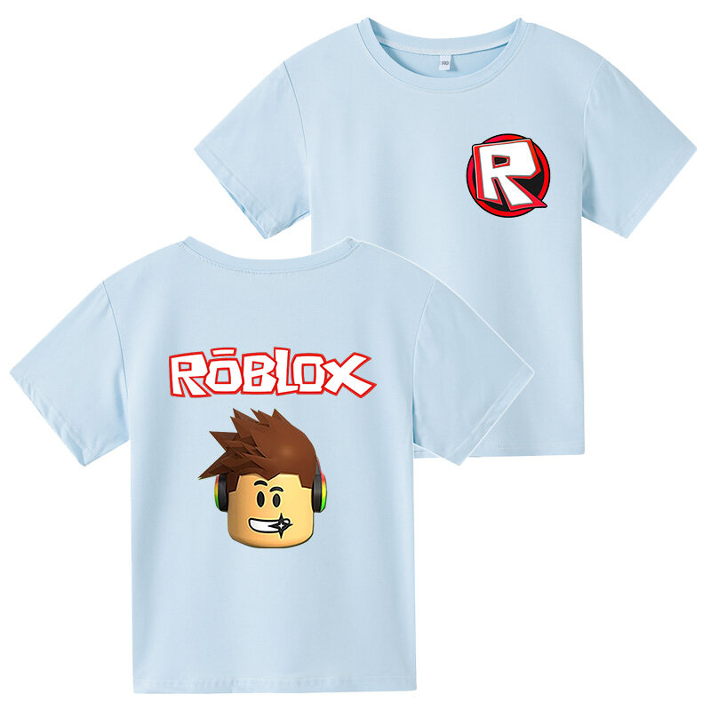 ROBLOX-Conjunto de moletom e leggings estampados de desenho infantil, calça  média e grande, moda, primavera