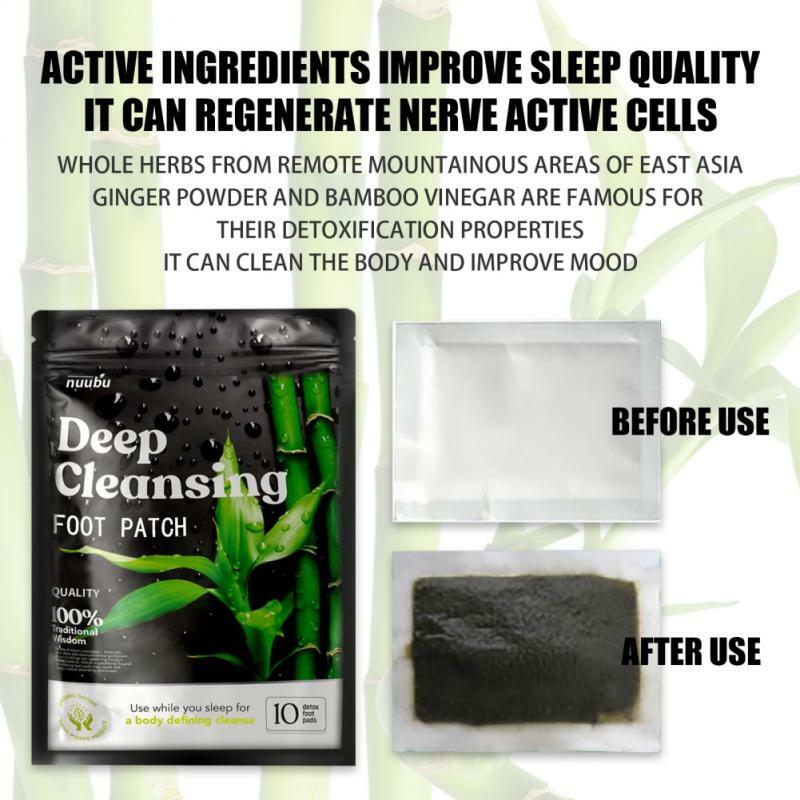 NEUE 10 stücke Detox Patches Pads für Stress Relief und Tiefen Schlaf Körper Giftstoffe Füße Abnehmen Reinigung HerbalAdhesive dropship
