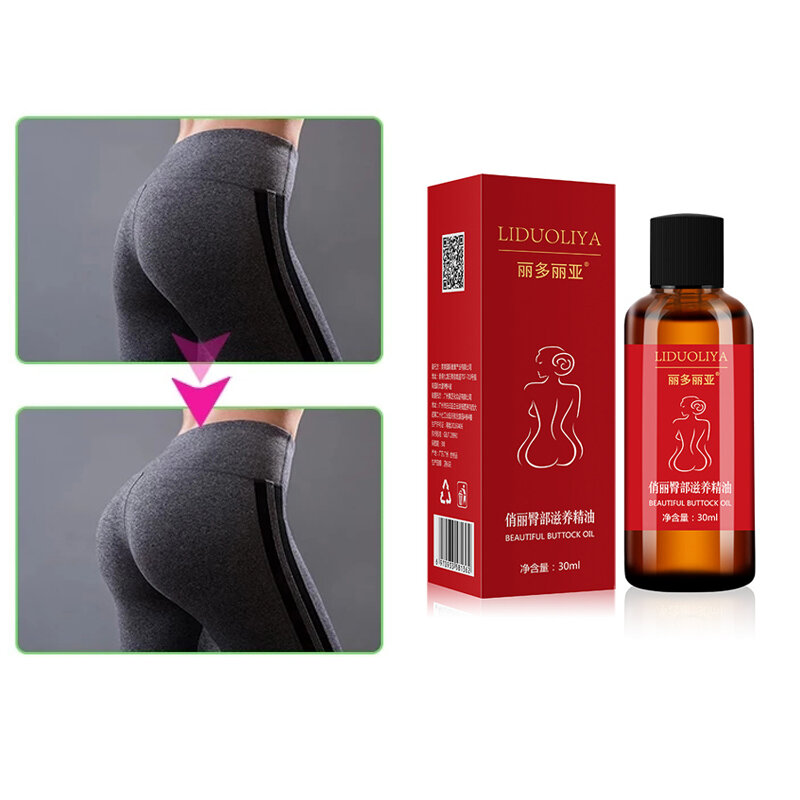 Natural Butt Enhancement Essential น้ำมันเซ็กซี่ Hip Lift Up นวดผู้หญิง Body Care ครีมที่มีประสิทธิภาพยกกระชับ Fast Growth Butt