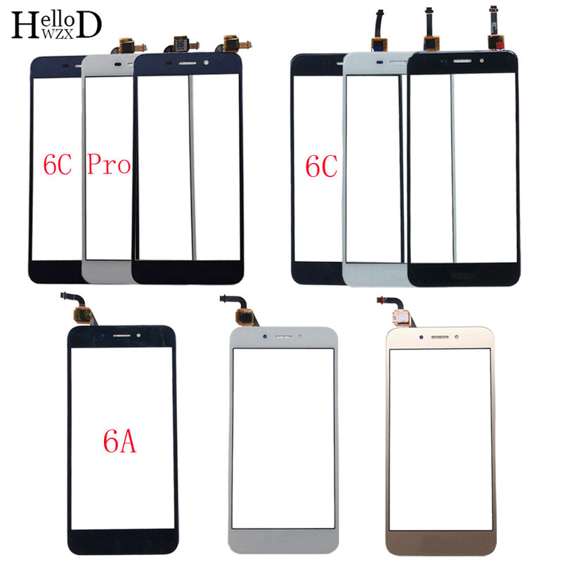 Layar Sentuh Ponsel untuk HUAWEI Honor 6A 6C (V9 Play) 6C Pro Panel Digitizer Sensor Kaca Depan Layar Sentuh 3M Tisu Lem