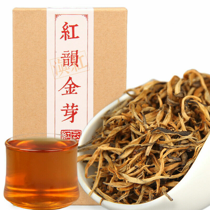 2021 cina Cha Dianhong gemma d'oro rima rossa Jin Ya tè nero tè rosso 70 g/scatola