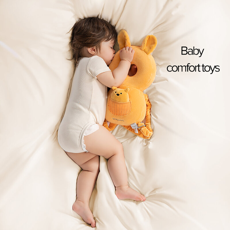 Хлопковая подушка для защиты головы ребенка, мягкая регулируемая подушка против падения с животными, эластичная Защитная Подушка, безопасн...