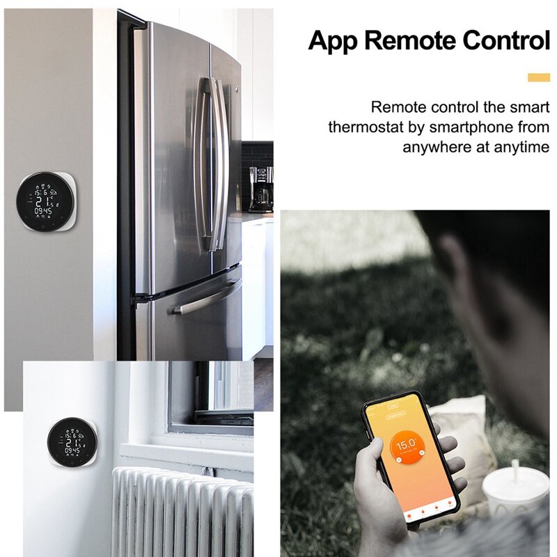 가스 보일러 용 Tuya Smart Wifi 온도 조절기 온도 컨트롤러는 Alexa Google Home, 3a와 함께 작동합니다.