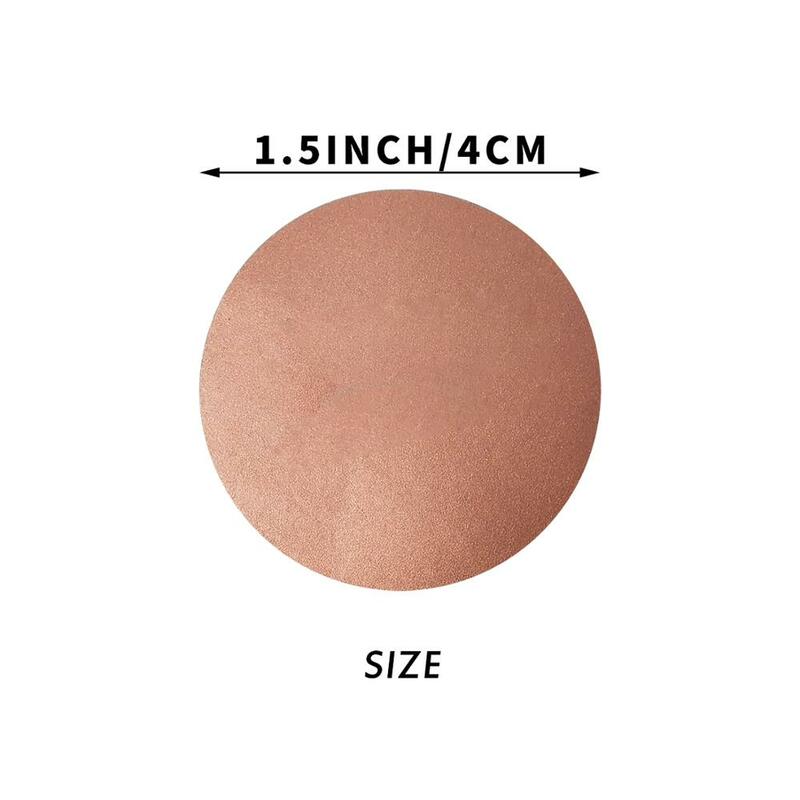 150 PCS 1.5inch Round Rose gold Scratch Off Stickers for DIY Game Party Activity Sticker Clear Stickers Stationery Sticker