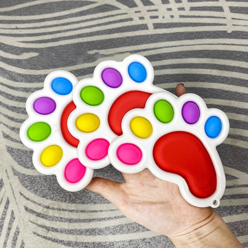 Fidget simples dimple brinquedo cérebro brinquedos alívio do estresse sensorial mão brinquedo para crianças adultos cedo autismo educacional especial necessidade