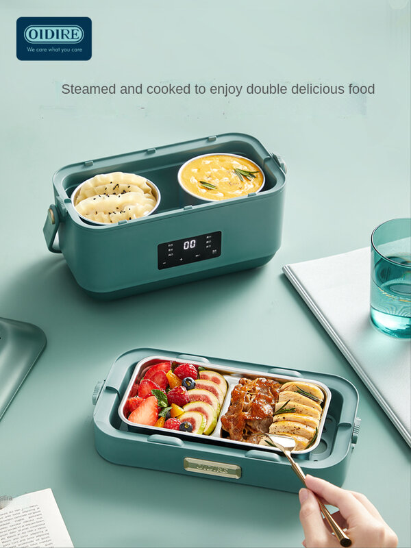 Duitsland Oidire Elektrische Lunchbox Kan Worden Aangesloten Verwarming Met Rijst Te Werken Mensen Isolatie Lunchbox Draagbare