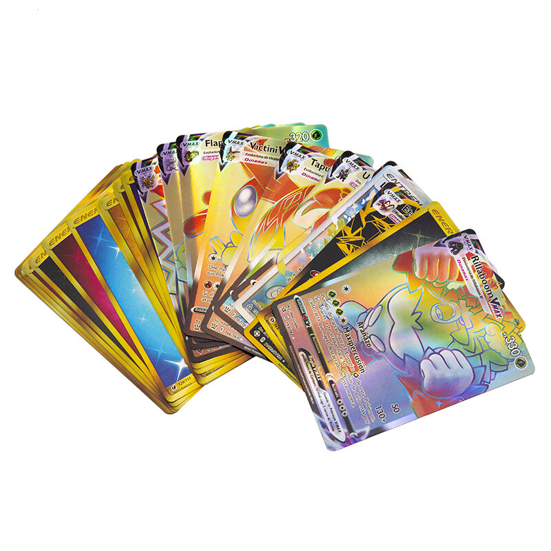 cartoline ufficiali con carte da battaglia Basic Carte da collezione Fase Vmax C3954 V Energia speciale in spagnolo Allenatore 