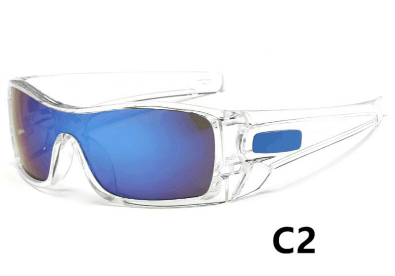 Kacamata Hitam Cermin Olahraga Klasik Kacamata Kemudi Memancing Luar Ruangan Pria Kacamata Hitam O Besar Merek Mewah UV400