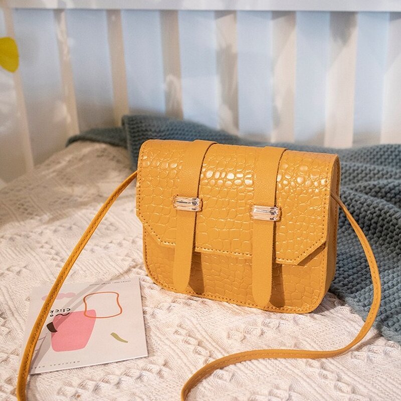 Mini Kleine-Bolso de mensajero para mujer, bolsa de mensajero para Vierkante